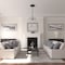 Ekena Millwork Oldham Ceiling Medallion (Fits Canopies up to 8 5/8"), 18"OD x 3 3/8"ID x 7/8"P, Steel Gray CM18OL1SGS - alternate 2